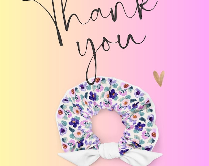 SCRUNCHIE HAIR TIE | Sunny Side | Cute Hair Accessories | Cute Hair Scrunchie | Kawaii Hair Tie for Women