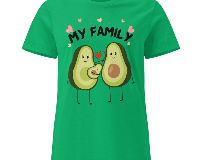Women’s T-Shirt – Avocado Family Print | Fun & Cute Graphic Tee