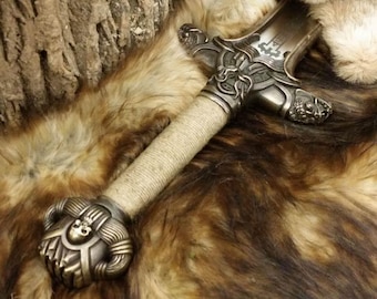 Custom Forged Conan&#39;s Father Sword, Atlanteann Replica, Full Tang Blade, Handmade Perfect Cosplay, Great Gift for Him Or Fans and Collectors