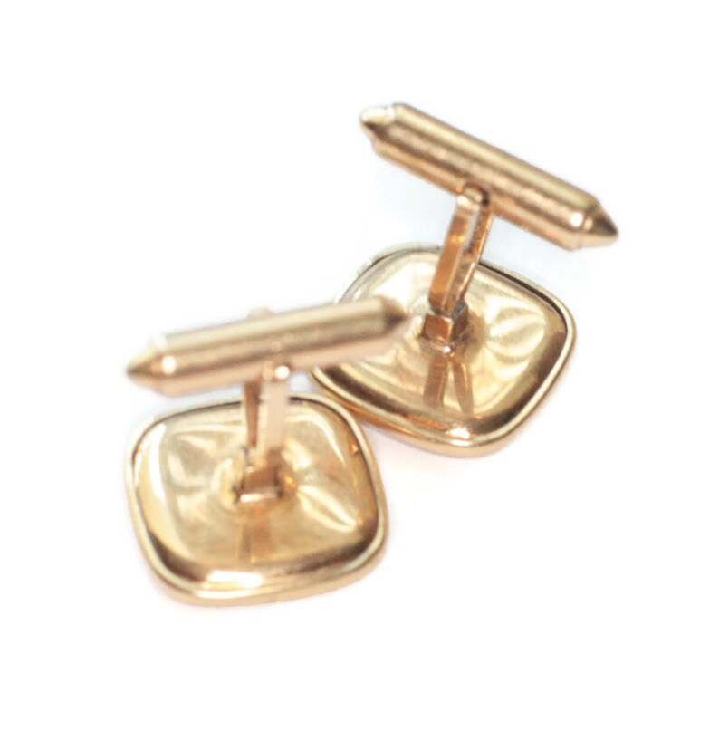 Krementz Cuff Links Gold Filled Cufflinks Greek Roman Etsy