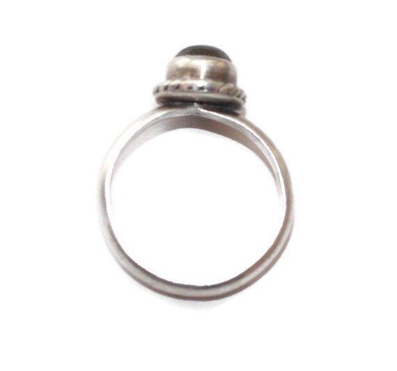 Labradorite and Sterling Silver Ring Bezel Set Ge… - image 5