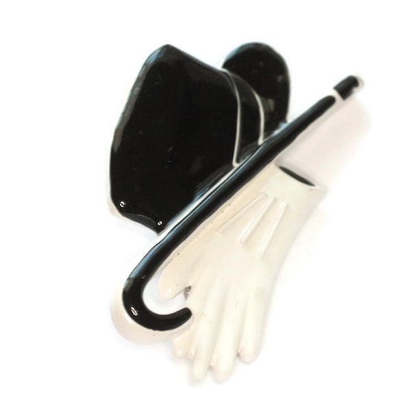 Top Hat Cane Gloves Etsy