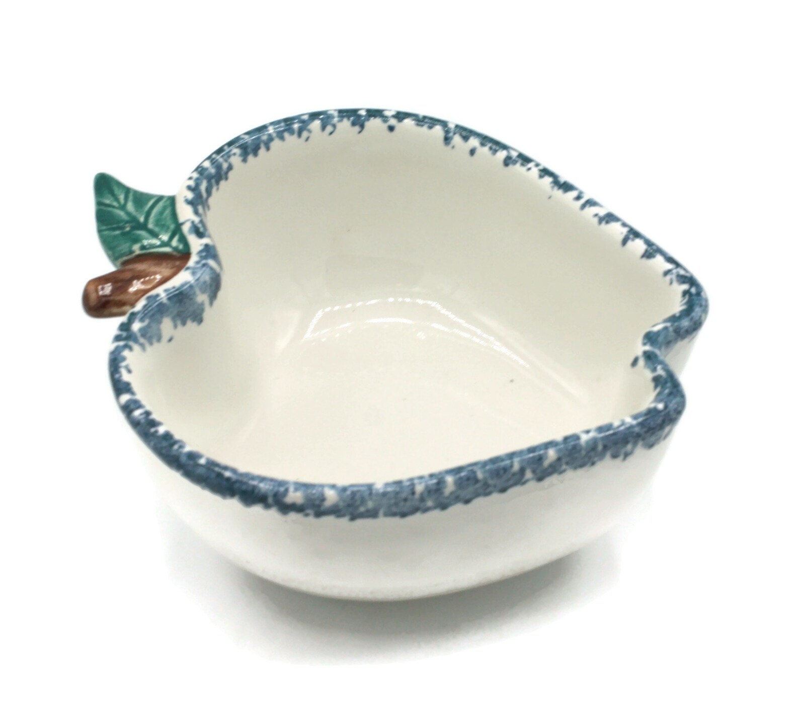 Chaparral Pottery USA Apple Shaped Dish Sponge Ware Smaller Etsy