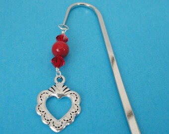 Red Heart Bookmark