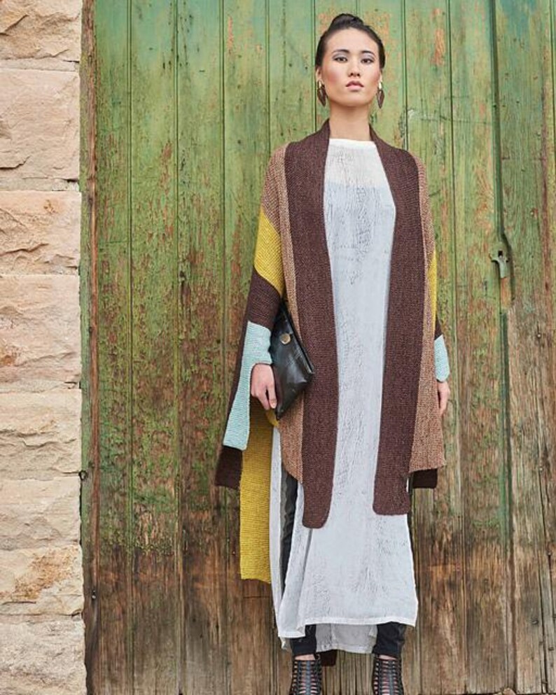 Apollo Pattern - Reversible Stripes Intarsia - DK Yarn - Intermediate ...