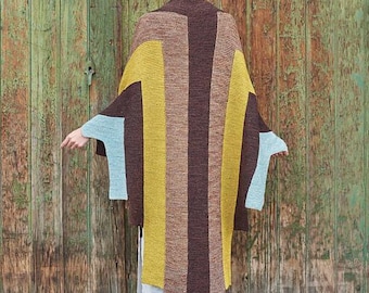 Patrón Apollo - Intarsia de rayas reversibles - Hilo DK - Intermedio - Patrón PDF