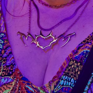 Haunted Love Necklace - Steel