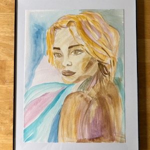 Watercolor Portrait Painting
