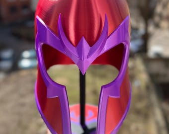 Casco de Magneto impreso en 3D, accesorio para cosplay de X-Men / Accesorio de disfraz de superhéroe de Marvel / Réplica coleccionable de la Comic-Con