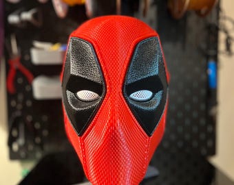 Réplica de casco/máscara de la película Deadpool 3, accesorio de Marvel impreso en 3D, Deadpool y Wolverine