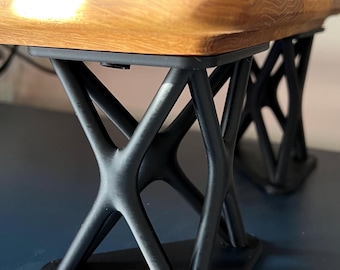 Juego de patas para soporte de monitor de estante de escritorio moderno, patas elevadoras