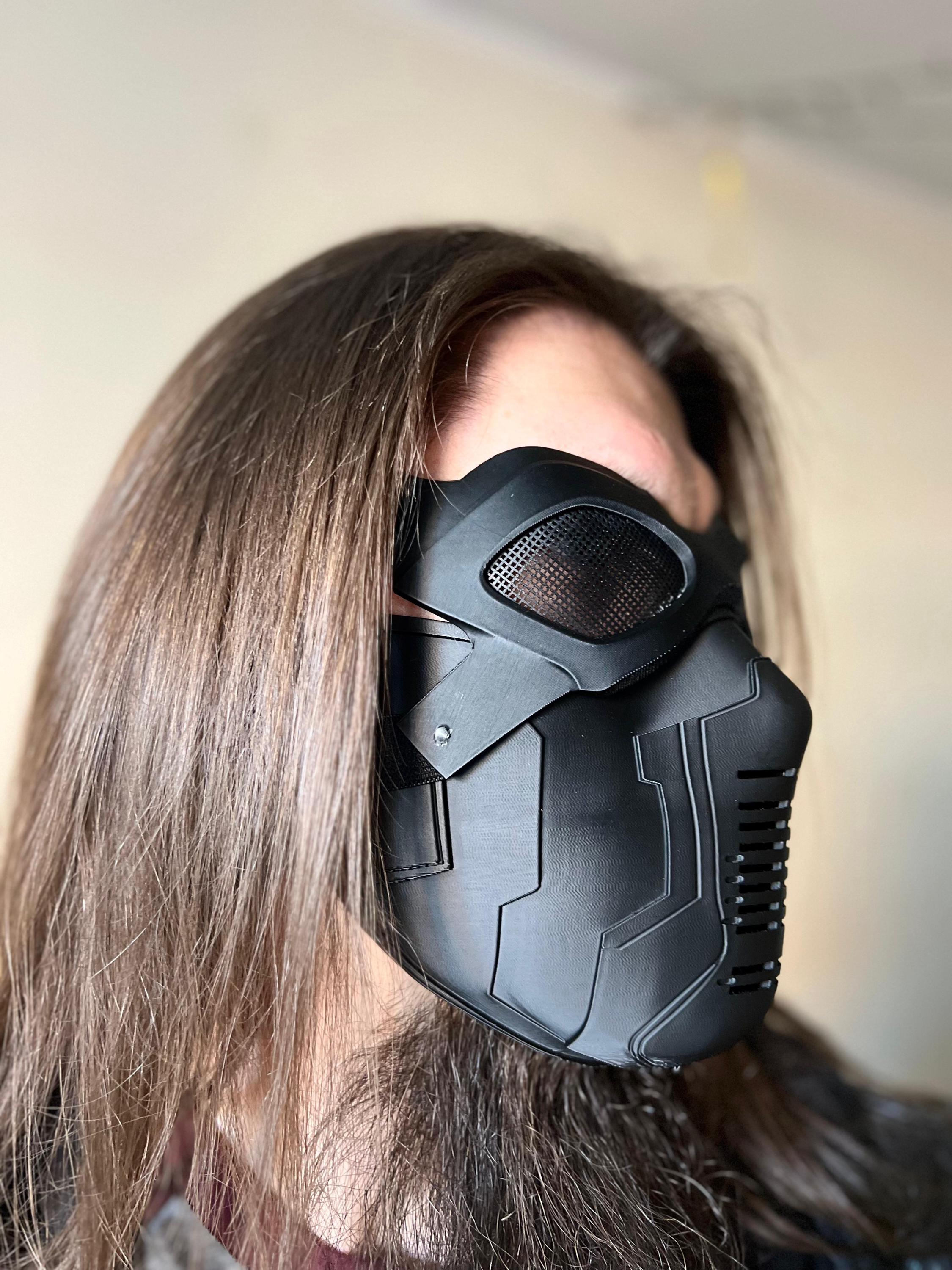 MARVEL ウィンター・ソルジャー ゴーグル＆フェイスマスクセット Winter Soldier Mask & Goggles Set | Marvel Cosplay Prop | Bucky