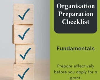 Organisation Preparation Checklist - Grant Writing (Fundamentals)