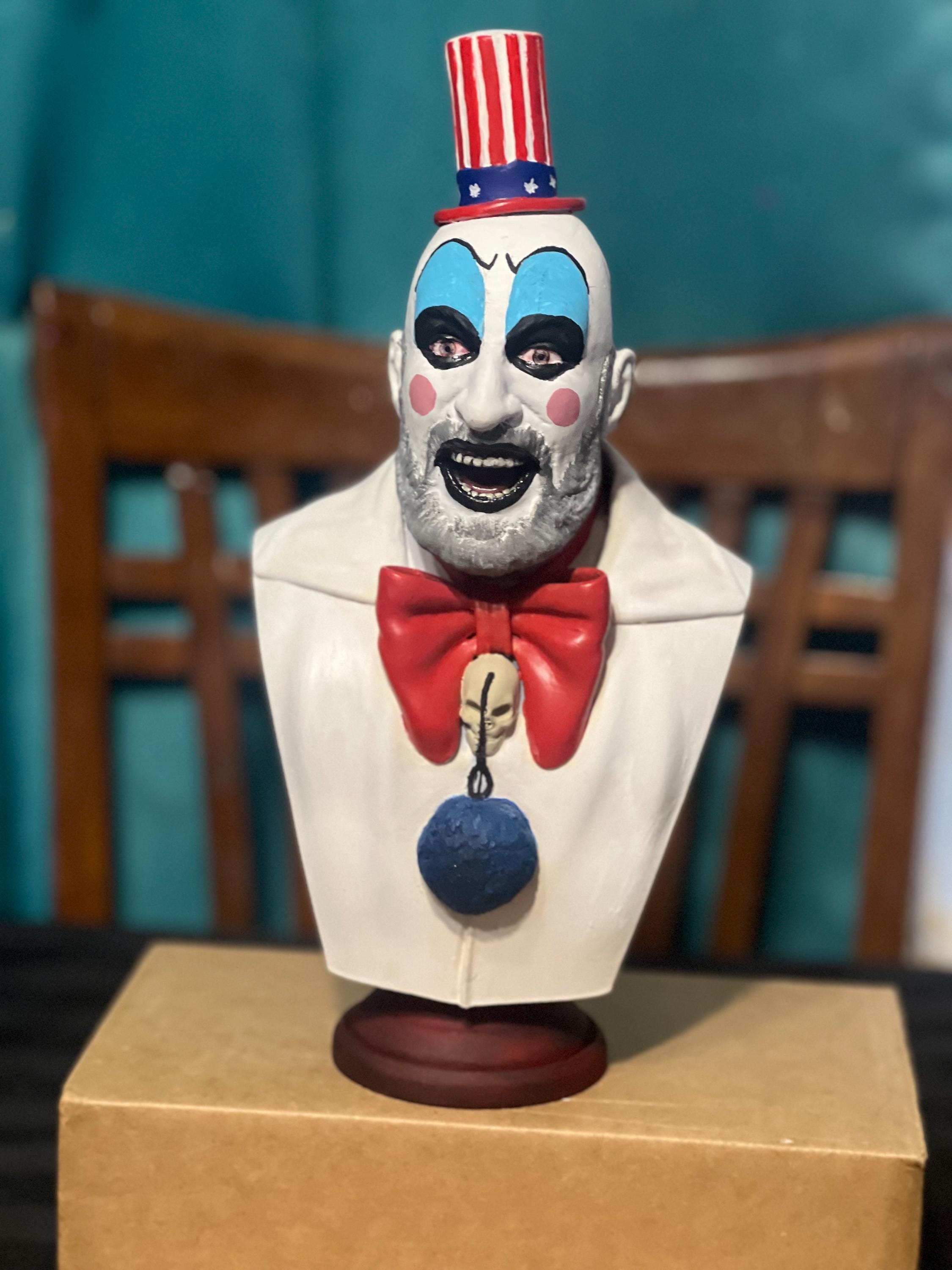 Captain Spaulding Bust | 3D Printed Horror Figure | House of
