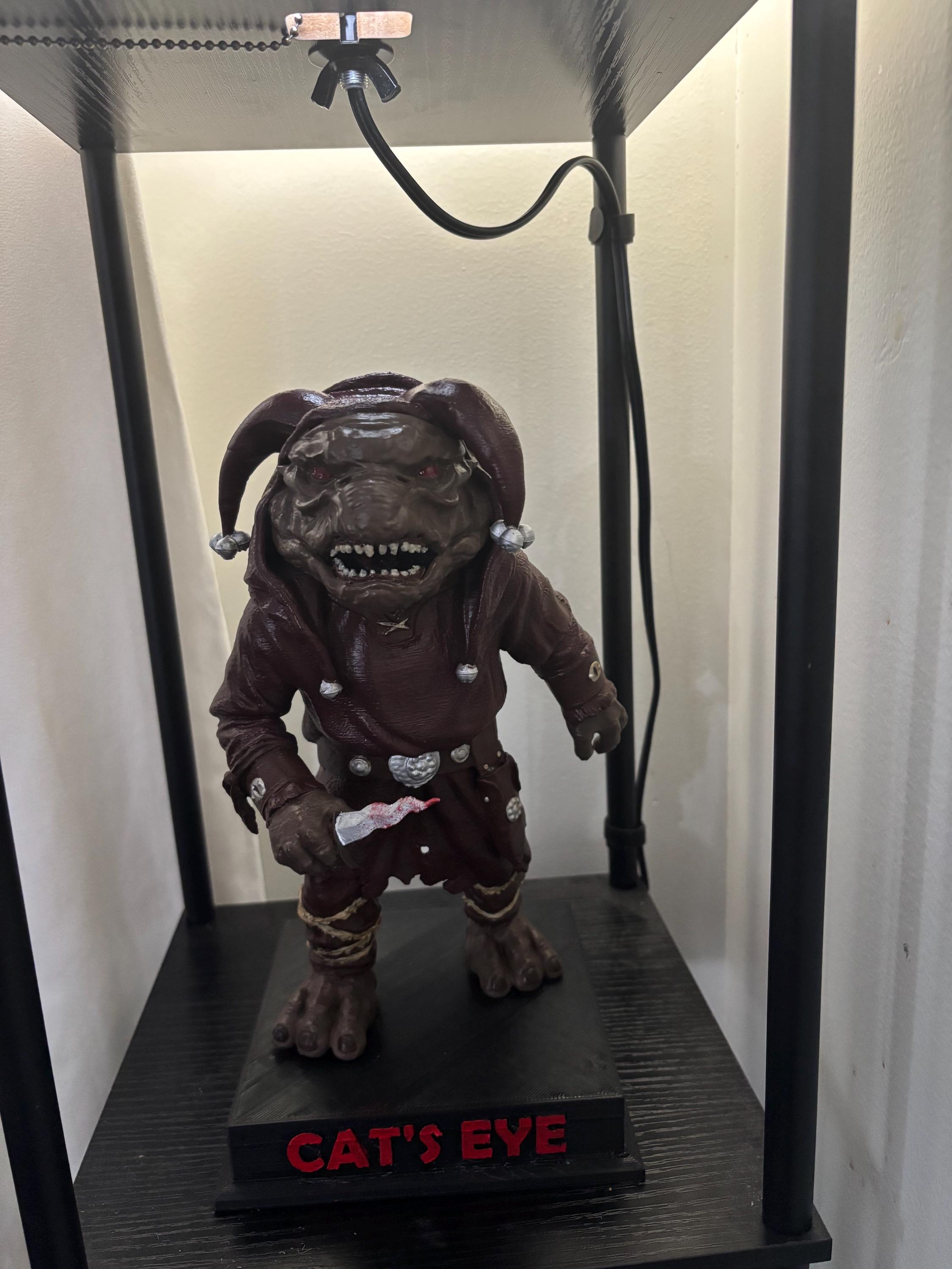 Stephen King's Cat's Eye Troll Figurine: 80s Horror Collectible - Etsy