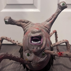 The Thing Spider Head Figurine | Horror Movie Collectible | Creepy Gothic Halloween Decor