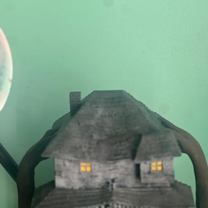Monster House Model | Handmade Haunted House Decor | Unique Gift Inspired by Monster House Movie