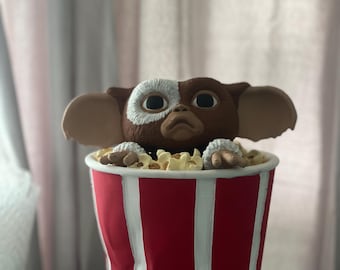 Boule à Neige Gremlins - Gizmo Dans Du Pop-corn - 17 Cm - NEUVE