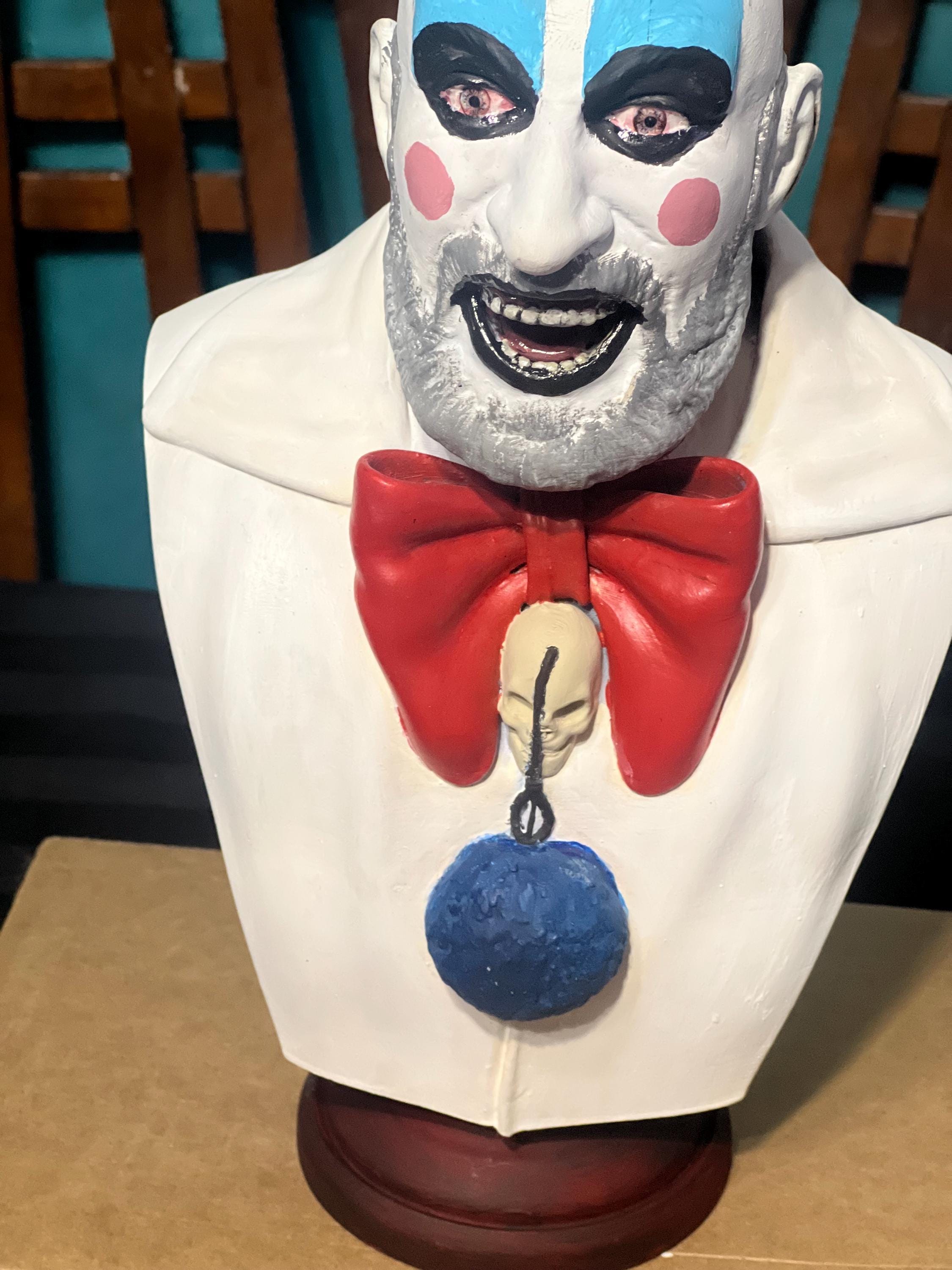 Captain Spaulding Bust | 3D Printed Horror Figure | House of