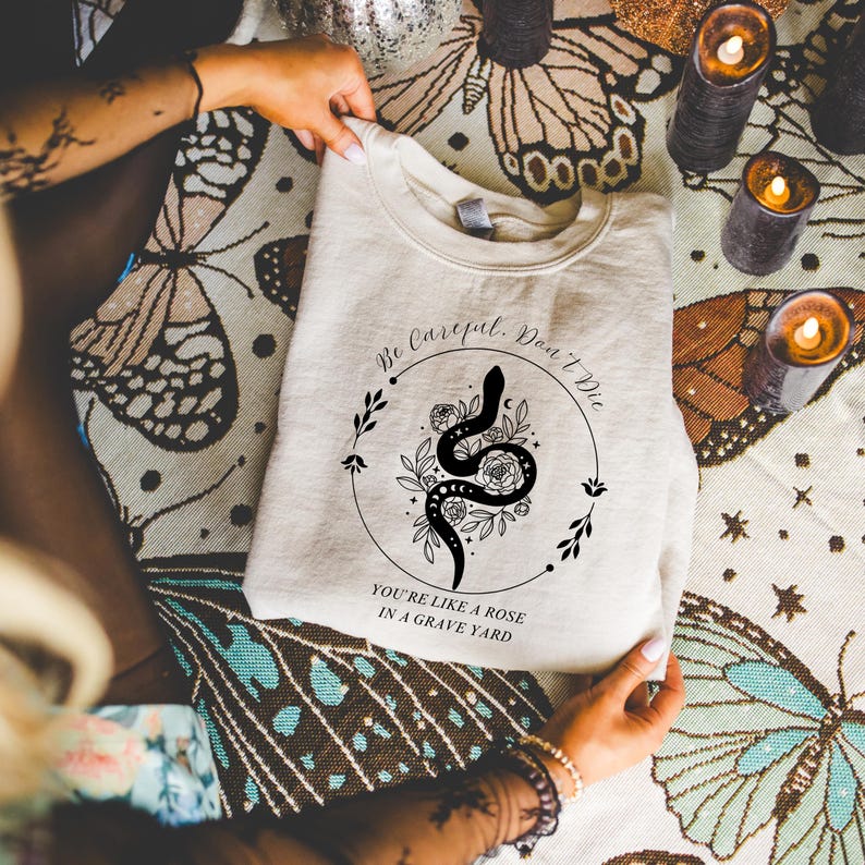 Sudadera vintage de Dramione con esposas - Merchandising literario discreto para el Día de la Madre para fans de Draco Booktok / amantes de los libros románticos Caja de regalo de primavera imagen 1