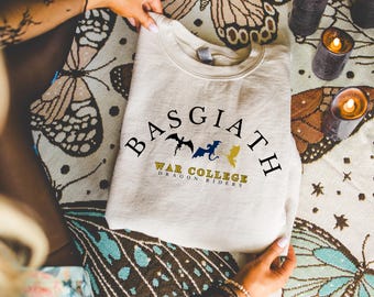 Basgiath War College Dragon Riders Sweatshirt - Fourth Wing Bookish Merch for Fantasy Lovers - Booktok Book Lover Gift Box for the Holidays