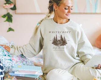 Sudadera vintage de Coquette de Dramione Whitecroft con esposas - Merchandising literario sutil para el Día de la Madre para fans de Romantasy / amantes de Booktok - Caja de regalo de primavera