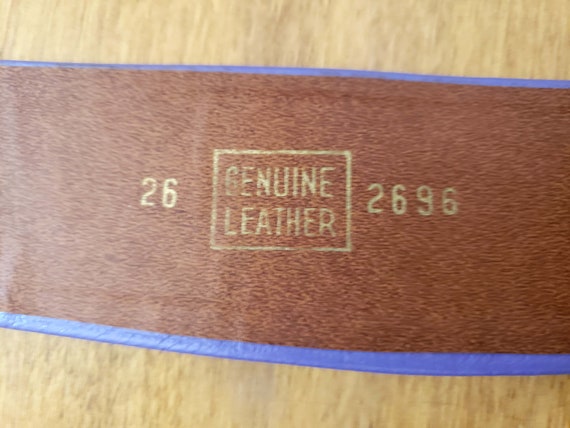 Mid Century Mahler Leather Belt, Retro, Vintage, … - image 6