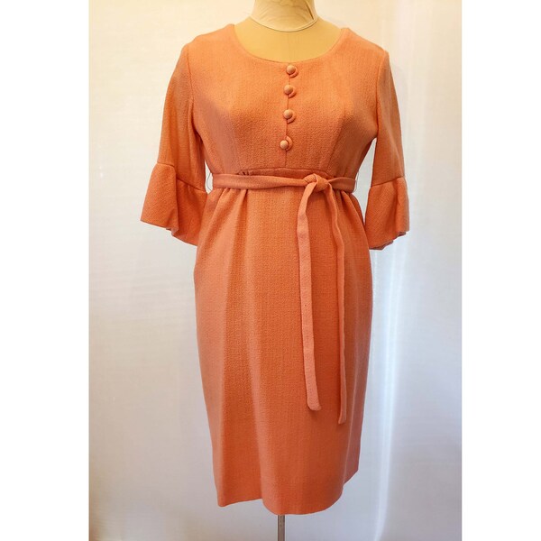 Wool Empire Dress Etsy