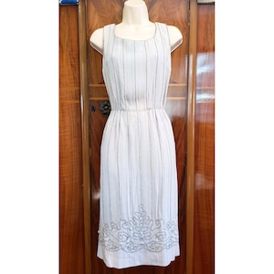 60s Carlye Mod Beaded Shift  Dress, Vintage, Retro
