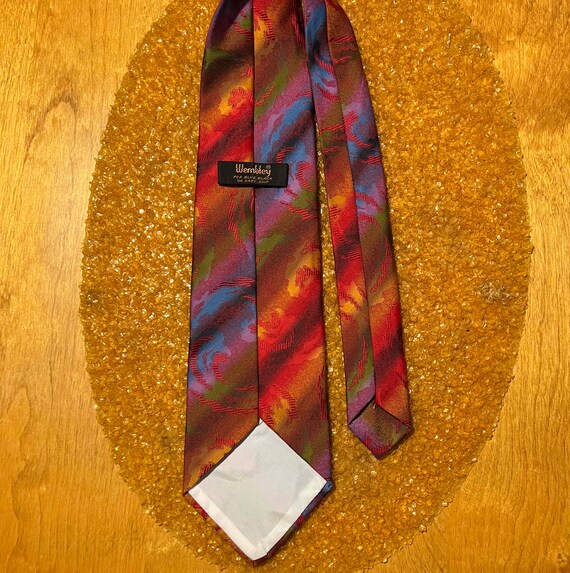 very wide tie