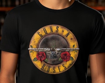 Adult Unisex Guns N Roses World Tour Australian One Sided Tshirt Tee Jumper