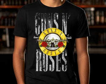 Adult Unisex Guns N Roses World Tour Australian One Sided Tshirt Tee Jumper