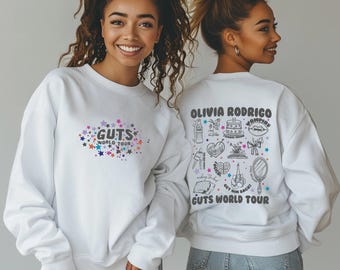 Adult Unisex Olivia Rodrigo Two Sided Tshirt Tee Jumper