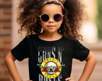 Toddler Kids Guns N Roses World Tour Australian One Sided Tshirt Tee Jumper