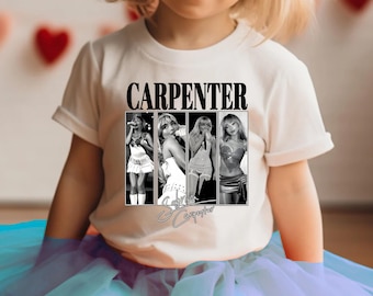Toddler Kids Custom Sabrina Carpenter Short And Sweet One Sided Tshirt Tee Jumper