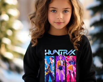 Toddler Kids Custom KPop Demon Hunters Tshirt Tee Jumper