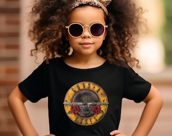 Toddler Kids Guns N Roses World Tour Australian One Sided Tshirt Tee Jumper