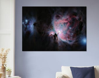 Impresión en lienzo de la Nebulosa de Orión (sin estrellas)