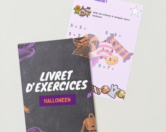 Halloween-arbetsbok - FR