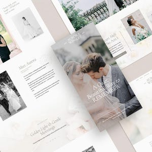Elegant Showit Website Template: Photography & Wedding Planner Portfolio image 3