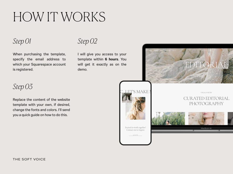 Elegant Squarespace Photographer Portfolio Template with Wedding Galleries for Professional Websites image 10