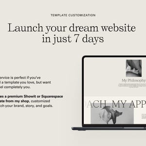 Professional Custom Website Design: 7-Day Showit or Squarespace Template Launch for Photographers image 2