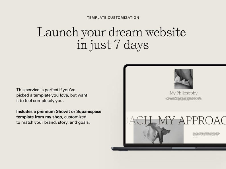 Professional Custom Website Design: 7-Day Showit or Squarespace Template Launch for Photographers image 2