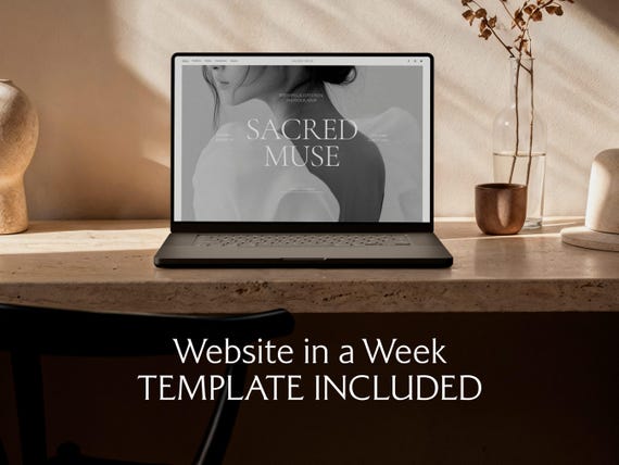 Professional Custom Website Design: 7-Day Showit or Squarespace Template Launch for Photographers