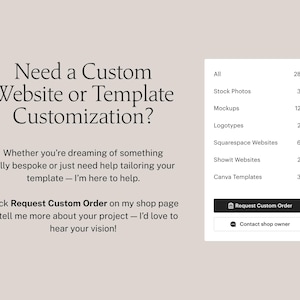 Elegant Showit Website Template: Photography & Wedding Planner Portfolio image 10