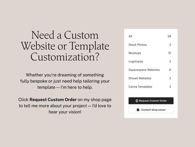 Elegant Showit Website Template: Photography & Wedding Planner Portfolio image 10