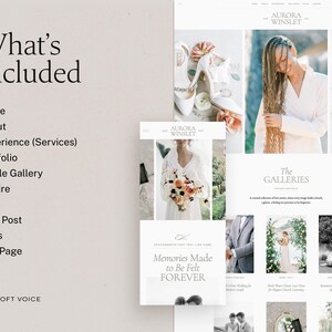 Elegant Showit Website Template: Photography & Wedding Planner Portfolio image 4