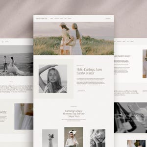 Photographer Squarespace Template: Portfolio Website Design (21 Pages) image 8