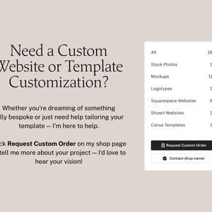 Photographer Squarespace Template: Portfolio Website Design (21 Pages) image 10