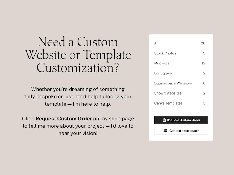 Photographer Squarespace Template: Portfolio Website Design (21 Pages) image 10